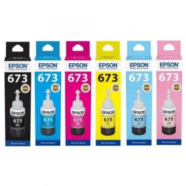 May Epson 673 Mürekkep Seti ( L800,L805,L850,L1800) ürün görseli 1