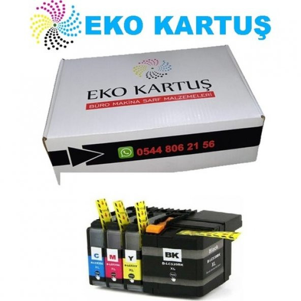 Eko Kartuş Brother LC535XL-LC539XL Muadil Kartuş DCPJ100 J105 MFCJ200 ürün görseli 1