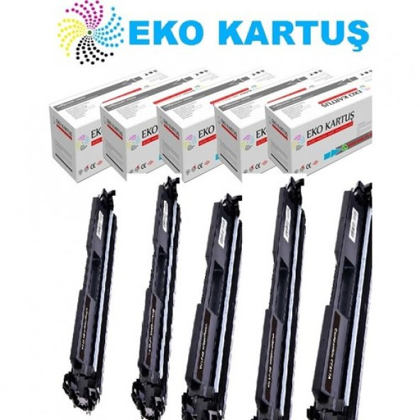 Eko Kartuş Hp Laserjet Pro Mfp M130FW Hp CF217A(17A) Ekonomik Avantajlı 5’li Paket Toner, ürün görseli 1