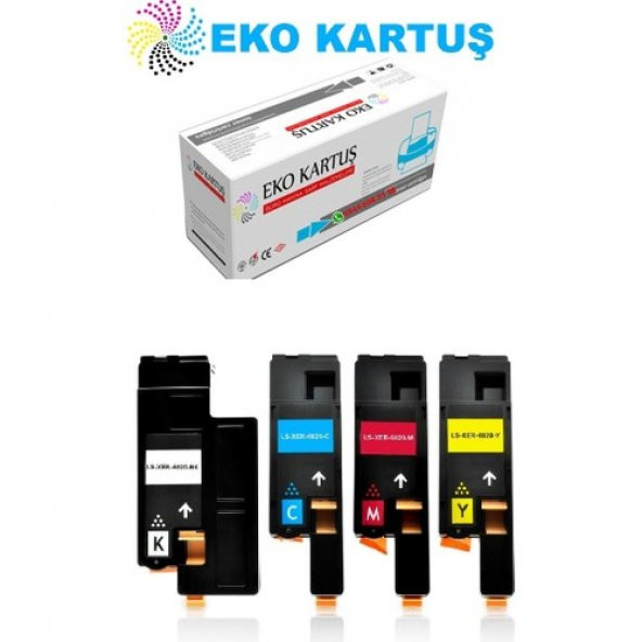 Eko Kartuş Xerox Phaser 6022 (106R02760-1-2-3) Set Muadil Toner ürün görseli 1