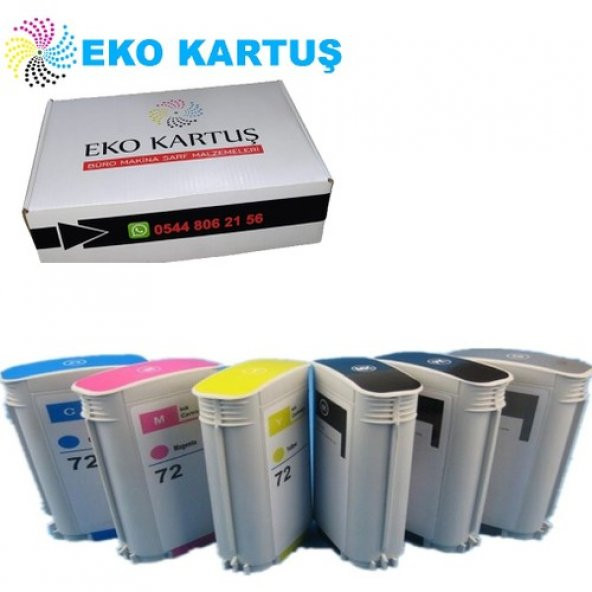 Eko Kartuş Hp T1120HD 6 Renk Muadil Kartuş ürün görseli 1
