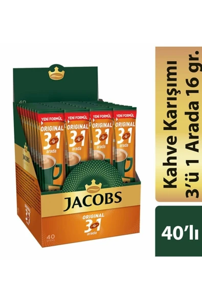 Jacobs 3ü1 Arada Kahve 40lı KUTU - Resim 2