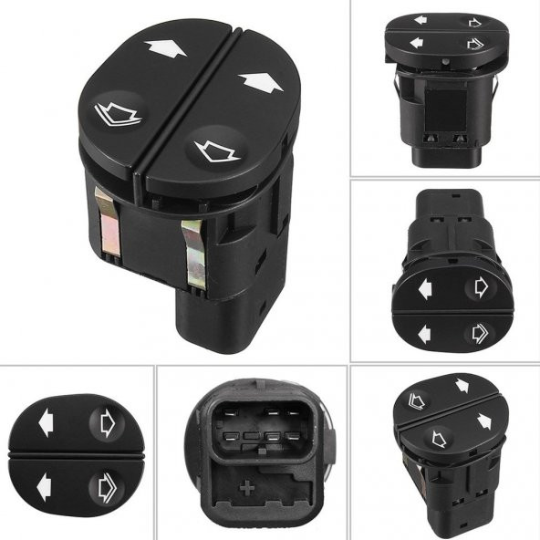 FORD CONNECT SOL ÇİFTLİ CAM KALDIRMA DÜĞMESİ (2002-2013) ürün görseli 1