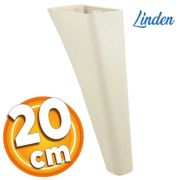 Linden Lüks Mobilya Kanepe Tv Ünitesi Koltuk Ayağı 20 Cm Krem Konsol Ayakları ürün görseli 1