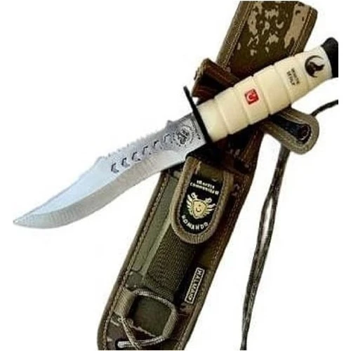 Halmak Outdoor Kamp Bıçağı Beyaz Kurt - Resim 2