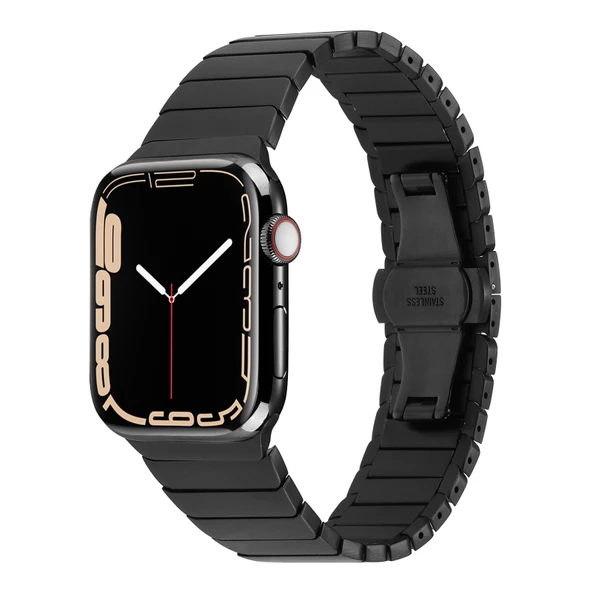 Apple Watch 7 41mm Kordon KRD-79 Metal Kordon - Resim 2