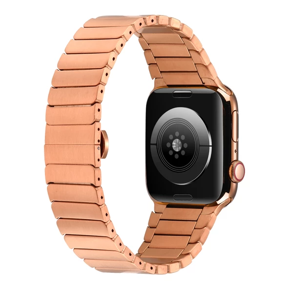 Apple Watch 7 41mm Kordon KRD-79 Metal Kordon - Resim 8