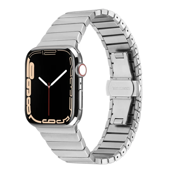 Apple Watch 40mm Kordon KRD-79 Metal Kordon - Resim 3