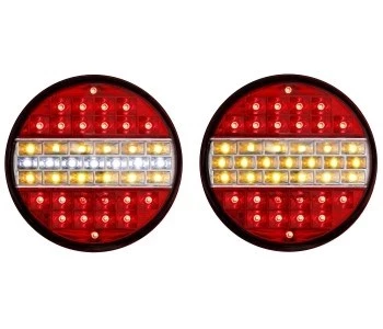 HAMBURGER TİP LEDLİ STOP LAMBA 12 VOLT 4 MODLU 6 ADET - Resim 2