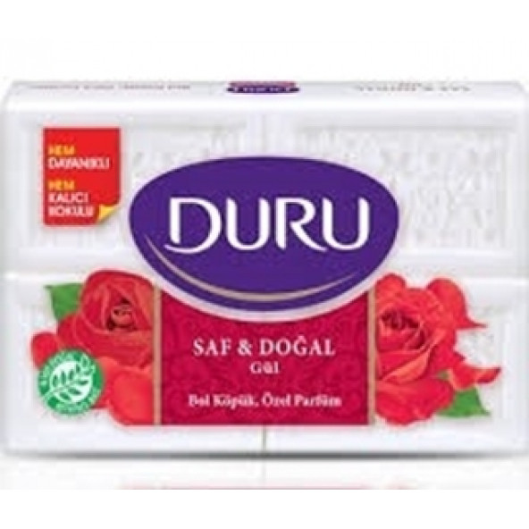 DURU SAF DOĞAL BEYAZ GÜL SABUN 4 150 GR ürün görseli 1