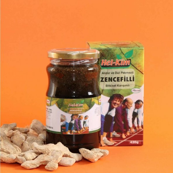 Hel-Kim Bitkisel Karışımlı Zencefil Macunu 420gr - Resim 2