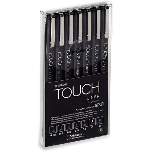 TOUCH LINER TEKNİK ÇİZİM KALEMİ SET 7'Lİ COLOR ürün görseli 1