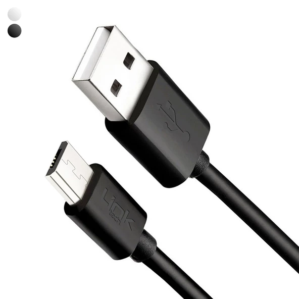 Linktech K565 Strong Micro USB Data/Şarj Kablosu 2.4A 30cm ürün görseli 1