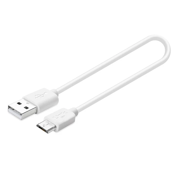 Linktech K565 Strong Micro USB Data/Şarj Kablosu 2.4A 30cm - Resim 3
