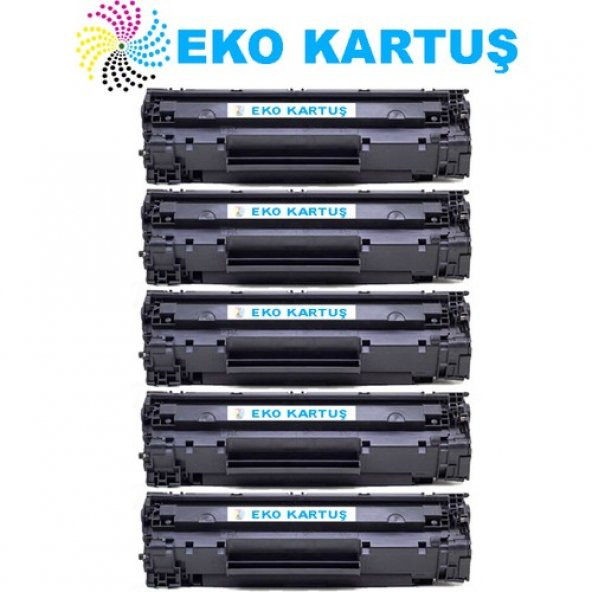 Eko Kartuş Canon CRG712 Ekonomik Avantajlı 5’li Paket Muadil Toner Muadil Toner ürün görseli 1