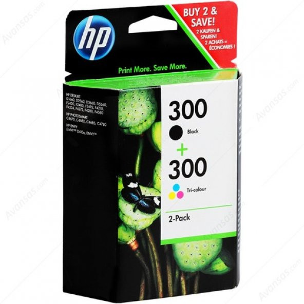 Paintter 300 Kartuş SiyaPaintter ve Renkli CC640E/CC643E C4670-4680-4685-F4580 ürün görseli 1