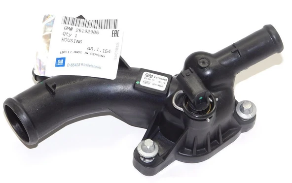 Opel Corsa D 1.4 Benzinli Termostat Gövdesi  Sensörlü GM,25192985 ürün görseli 1