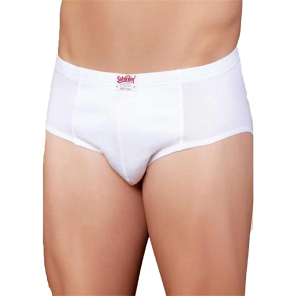 6 lı Paket Şahinler Erkek Penye Slip Külot Pamuklu E009 ürün görseli 1