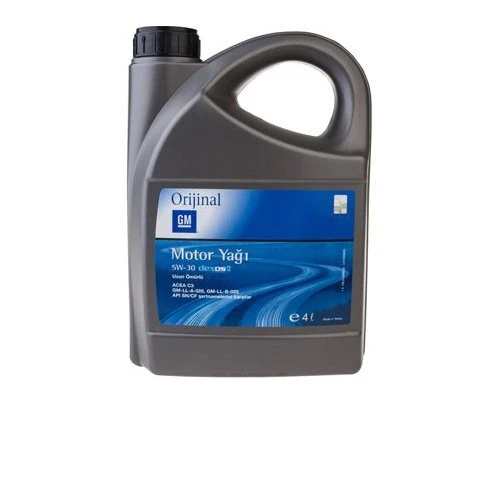 Motor Yağı 5W30 4 LT Dexos 2 Tam Sentetik GM ürün görseli 1