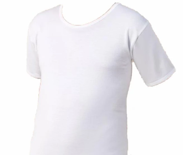 6 lı Paket Şahinler Erkek Çocuk Kısa Kol Bisiklet Yaka Atlet E001 ürün görseli 1