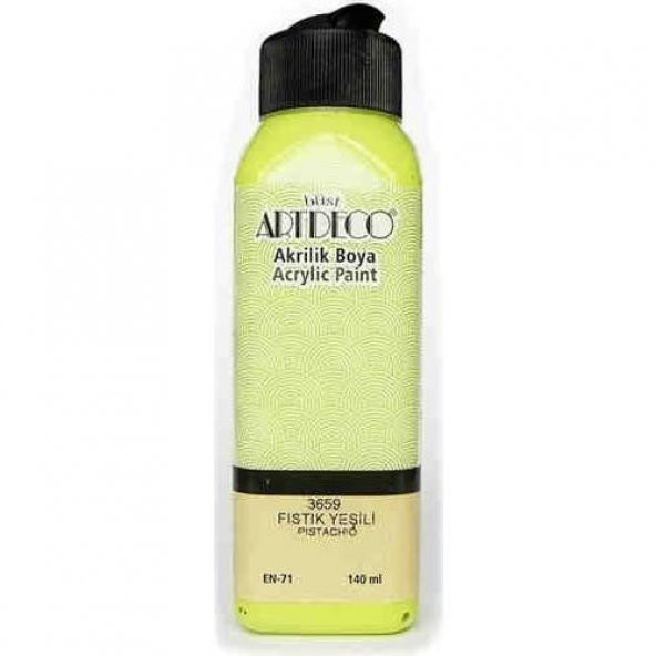 Artdeco Akrilik Boya 140 Ml Fıstık Yeş.Y-070R-3659 ürün görseli 1