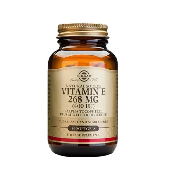 Solgar Vitamin E 400 İu 50 Kap. ürün görseli 1