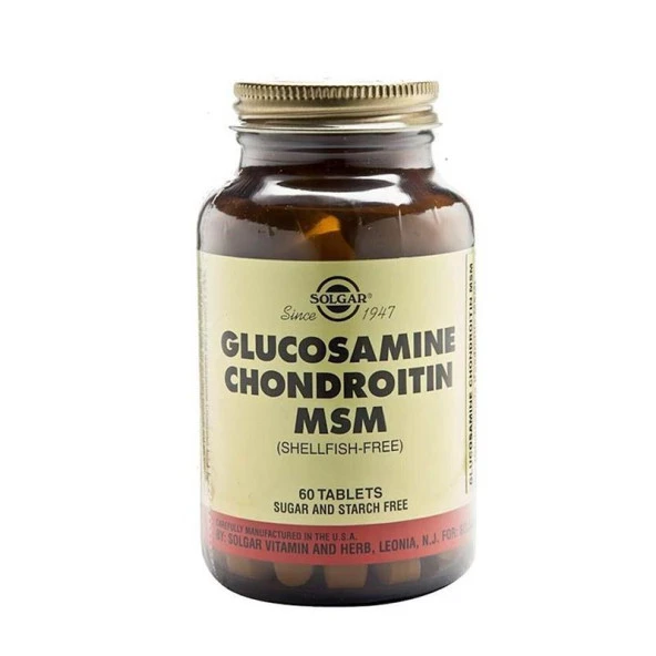 Solgar Glucosamin Chondroitin Msm 60 Tablet ürün görseli 1