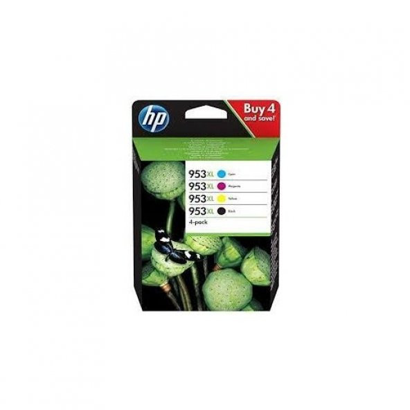 HP 953XL 4 Renk Set Kartuş ürün görseli 1