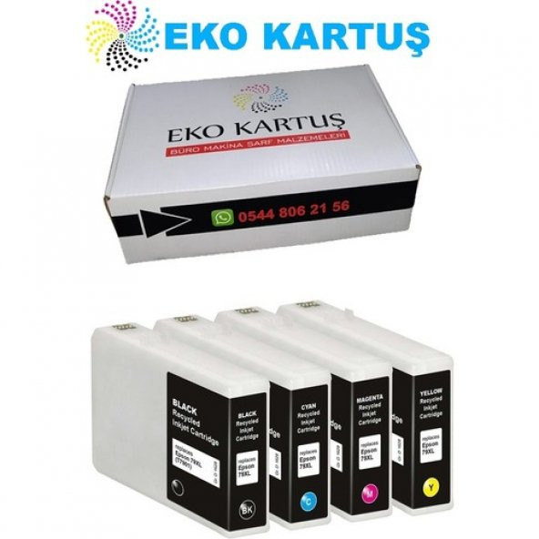 Eko Kartuş Epson 7891XL (Bk-Cy-Mg-Yl) Set Muadil Kartuş ürün görseli 1