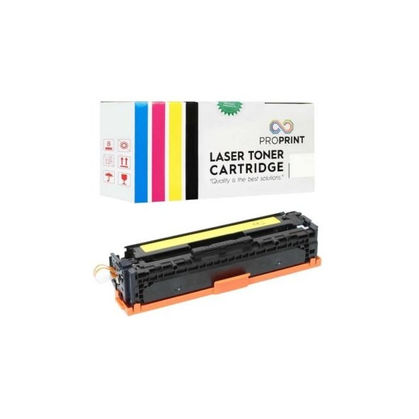 TKPrint Canon LBP-631CW LBP-633CDW 5099C002 CRG-067 Çipli Sarı Muadil Toner 1250 Sayfa ürün görseli 1