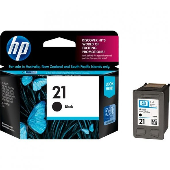 Hp 21 Orjinal Siyah Kartuş ürün görseli 1