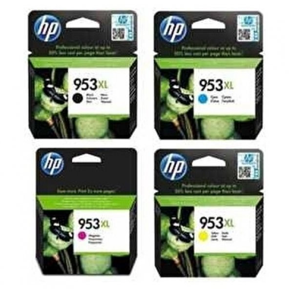 Hp 953XL 4 Renk Set Kartuş ürün görseli 1
