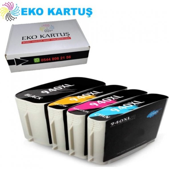 Eko Kartuş Hp Officejet Pro 8000 Premier 4renk Muadil Kartuş, ürün görseli 1