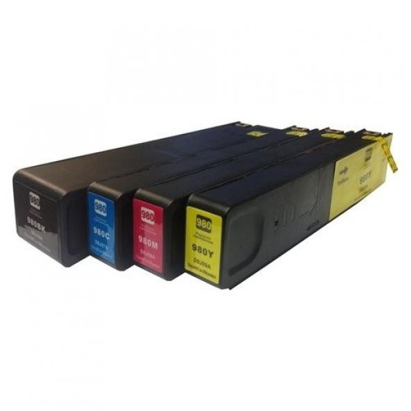Eko Kartuş Hp Officejet Enterprise Color X585F 4 Renk 980XL 4 Renk 980XL Muadil Kartuş, ürün görseli 1