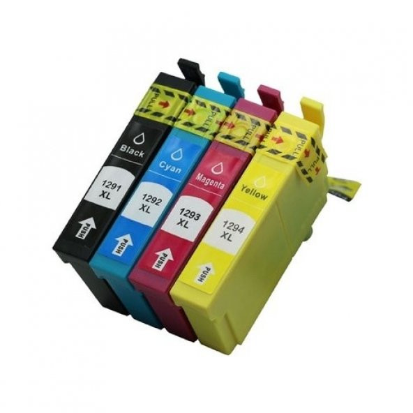 Eko Kartuş Epson Stylus SX-430W (T1291-T1292-T1293-T1294) Set Muadil Kartuş ürün görseli 1