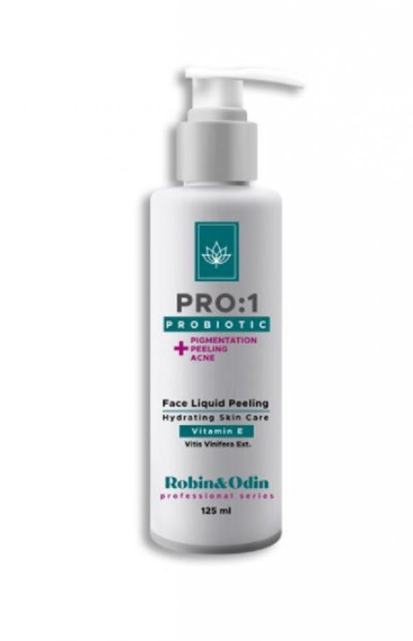 Robin Odin Yüz, Vücut Likit Peeling 125 ml / Probiotic Aloe Vera E Vit Katkılı Akne Ph Dengeleyici ürün görseli 1