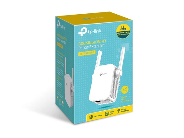 Tp-Link TL-WA855RE 300Mbps Wi-Fi 2 Antenli Menzil Genişletici ürün görseli 1