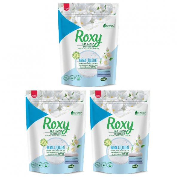 Dalan Roxy Matik Toz Sabun Bahar Çiçekleri 3'lü 1600 Gr ürün görseli 1