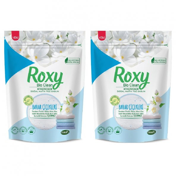 Dalan Roxy Matik Toz Sabun Bahar Çiçekleri 2'li 1600 Gr ürün görseli 1