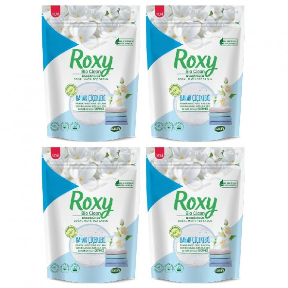 Dalan Roxy Matik Toz Sabun Bahar Çiçekleri 4'lü 1600 Gr ürün görseli 1