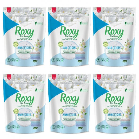 Dalan Roxy Matik Toz Sabun Bahar Çiçekleri 6'lı 1600 Gr ürün görseli 1