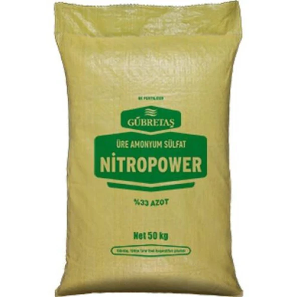 Gübretaş Nitropower Bitki Besini Üre Amonyum Sulfat Demir Suda Çözünür Kükürt %33 Azot Gübresi 1 Kg ürün görseli 1