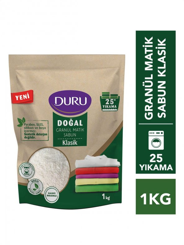 Duru Klasik Granül Matik Sabun 1000 gr 3 Adet ürün görseli 1