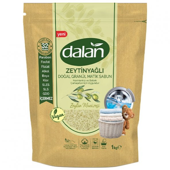Dalan Granül Zeytinyağlı Doğal Sabun 1000 Gr ürün görseli 1
