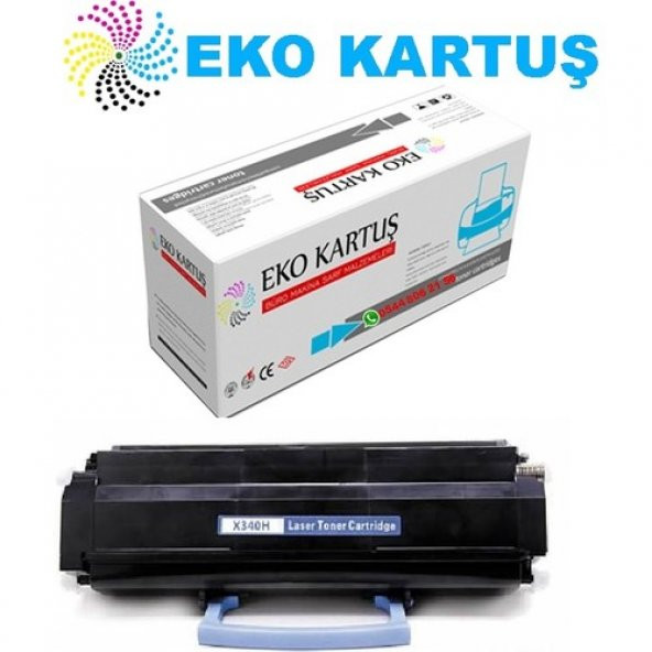 Eko Kartuş Lexmark X340-X342 Uyumlu Muadil TONER(3500 Sayfa Baskı) ürün görseli 1