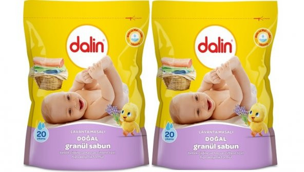 Dalin Doğal Granül Sabun Toz Deterjan 2'li 1000*2  2000 Gr ürün görseli 1