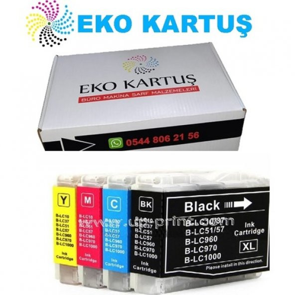 Eko Kartuş Brother DCP-150C 4 Renk Muadil Kartuş, ürün görseli 1