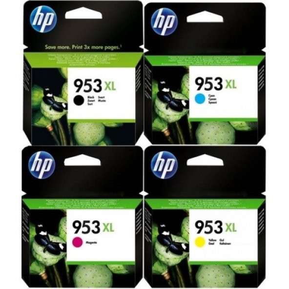 Hp 953XL 4lü Set Kartuş ürün görseli 1