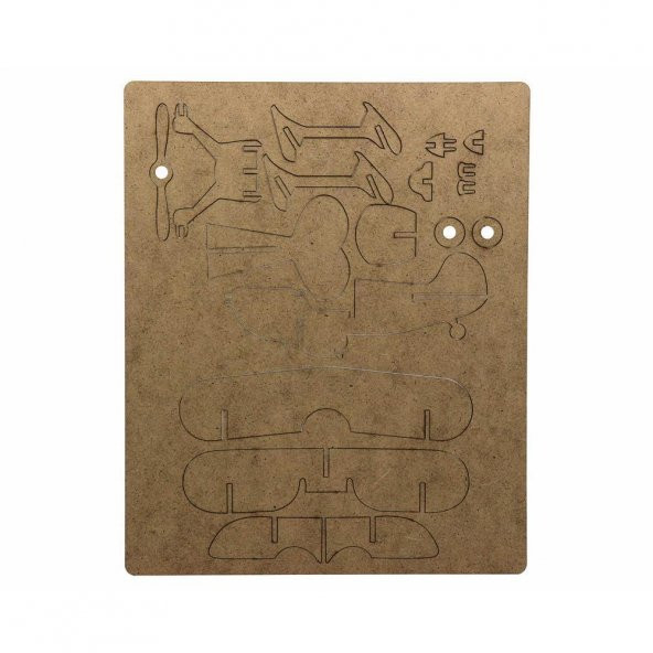 GIFT 3D AHSAP UCAK MAKET (Hm-011) - Resim 5