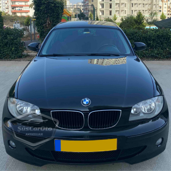 BMW E87 1 Serisi Makyajsız Kasa 2004-2009 Uyumlu Batman Yarasa Ayna Kapağı Piano Black ABS Plastik ürün görseli 1